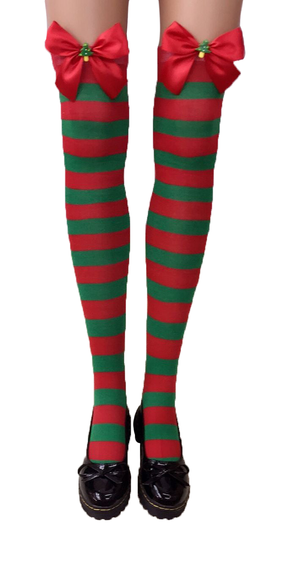 F8192-3 Nylon Cute Sexy Striped Stockings For Halloween